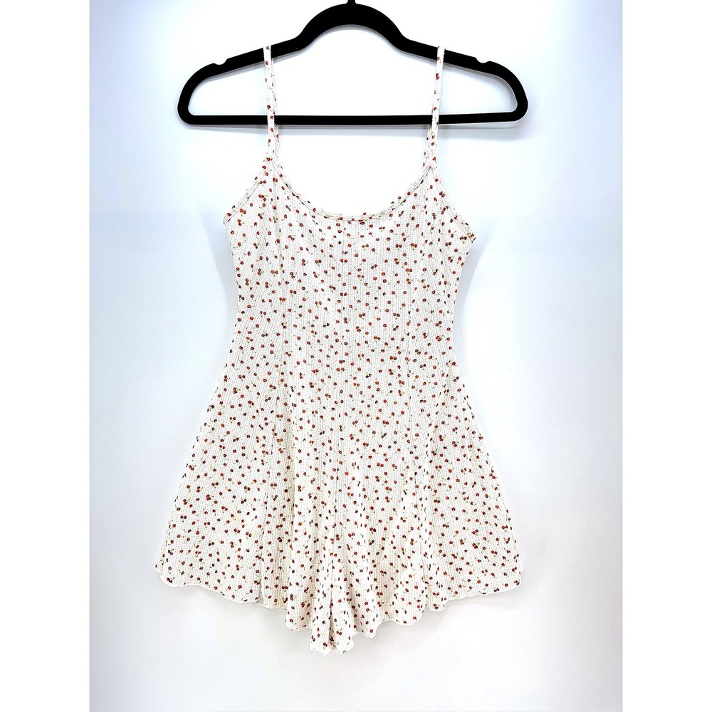 Ditsy Floral Skater Mini Romper Sz S Cottagecore Coquette Fairy Twee Bloomcore
